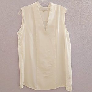 Missook Ivory Sleeveless Top by Missook, Size M